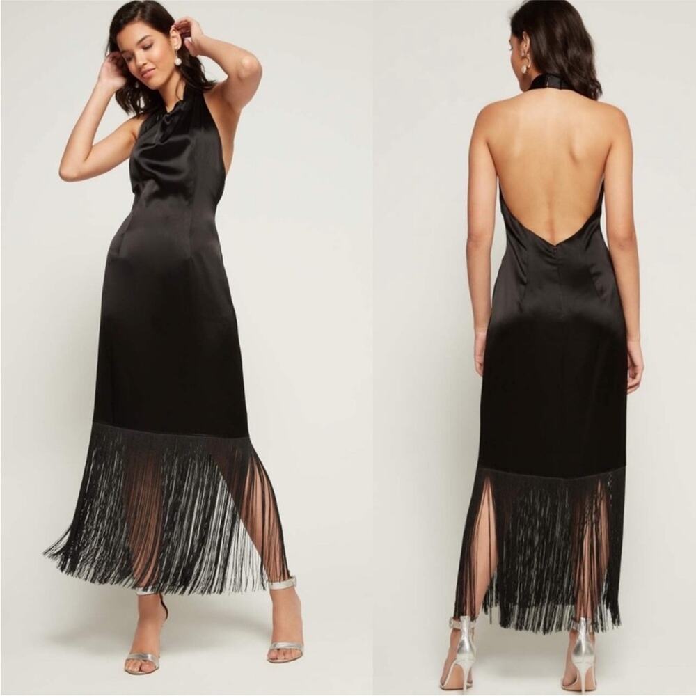 Jill Stuart Halter Fringe Dress
